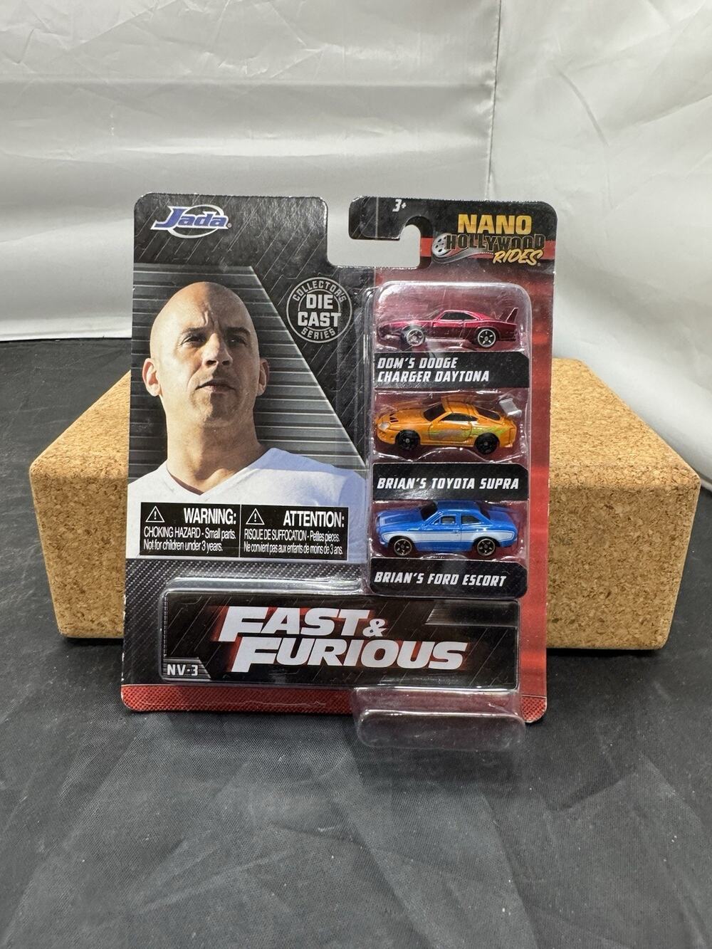 Nano Hollywood Rides Fast & Furious 3-Pack Series 1 Jada Diecast 1:65 NV-3 31124